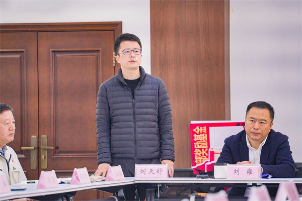 浩和食品项目负责人刘天舒先生致辞