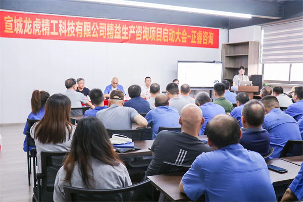 宣城龙虎精工科技有限公司精益生产咨询项目启动